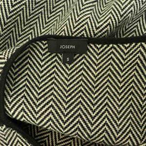 JOSEPH ジョゼフ シュリンケージ ニットドレス ワンピース ロング 長袖 S ブラック /MY OS