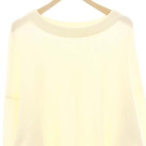 EVERYDAY I LIKE ベーシック ニット セーター 長袖 オフホワイト /DF OS