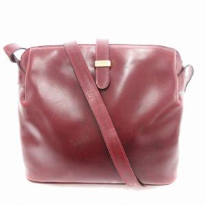 ショルダーバッグ レザー 茶 ブラウン /UD