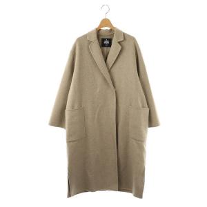 HAMILTON ダブルフェイスウールチェスターコート ロング アウター ベージュ /DF OS