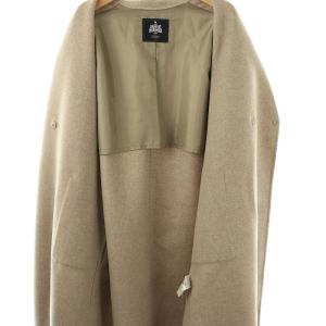 SLOBE IENA HAMILTON ダブルフェイスウールチェスターコート ロング アウター ベージュ /DF OS