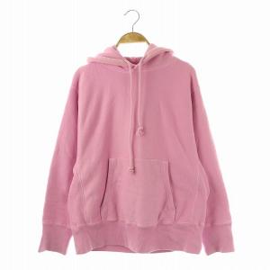 コットンフーディ パーカー スウェット 長袖 S ピンク /ES OS SH