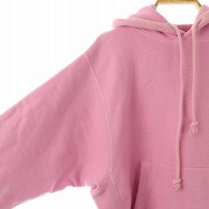 INSCRIRE コットンフーディ パーカー スウェット 長袖 S ピンク /ES OS SH