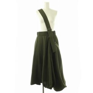 ポケットバルーンスカート フレア 36 ダークグリーン /MI OS
