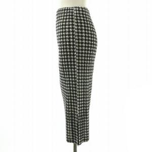 PLEATS PLEASE ISSEY MIYAKE イッセイミヤケ 千鳥格子柄 スカート プリーツ 3 黒 白 /MI OS