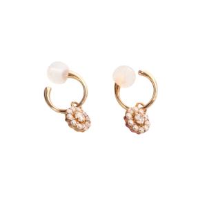 イヤーカフ イヤリング 925 ピンクゴールド色 /SR7