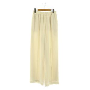 25SS トリアセワイドイージーパンツ センターシーム 36 ホワイト /MY OS