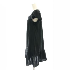 BURBERRY BLUE LABEL ショートスリーブ ワンピース ミニ 半袖 38 黒 ブラック /AT OS