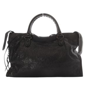 BALENCIAGA ザ・シティ ハンドバッグ 2way ミラー付き ブラック 115748