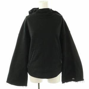 aloyoga プルオーバーカットソースウェットブラック