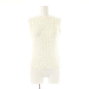 × ロンハーマン RON HERMAN ノースリーブ レース トップス カットソー 2 ホワイト /DF