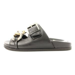 N°21 チェーン シャワーサンダル 37 黒 /MM OF