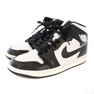NIKE Womens Air Jordan 1 Mid Black/White DV0991-101