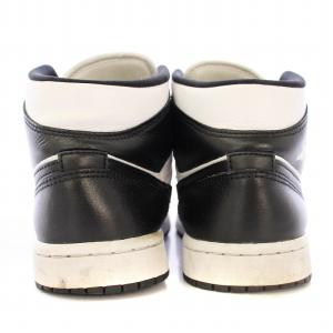NIKE Womens Air Jordan 1 Mid Black/White DV0991-101