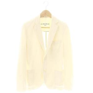 コットンジャケット テーラードジャケット 44 オフホワイト /ES OS