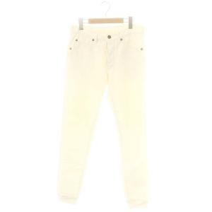 コットンジョガーパンツ テーパードスリム ボタンフライ 3 ホワイト /ES OS