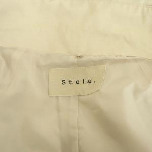 Stola. マウンテンパーカー ジップアップ 中綿ライナー付 36 ライトグレー /MY OS