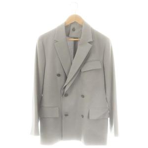 23AW Twill Double Collar Jacket テーラードジャケット ダブル 1 グレー