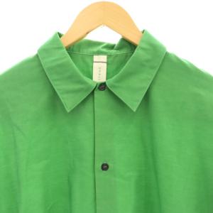 SHINYA KOZUKA SHINYAKOZUKA NOTHING SPECIAL SHIRT シャツ スタンドカラー 長袖 S 緑 グリーン /AT OS