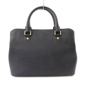 MICHAEL KORS ラージサッチェル ハンドバッグ ショルダーバッグ 2WAY 紺 30S6GS7S3L-001 /MM OF