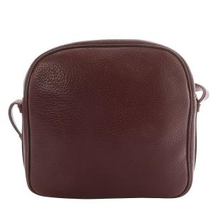 Cartier マストライン ショルダーバッグ ワンショルダー 斜め掛け レザー ボルドー /YO4 OH