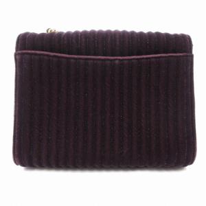 COACH パーカー 18 ウィズ ショルダーバッグ チェーン ベロア 紫 パープル 31034 /JS