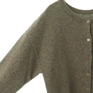 JOURNAL STANDARD relume 23AW ラムナイロン天竺編み2WAYカーディガン ニット クルーネック F グレー /AT OS