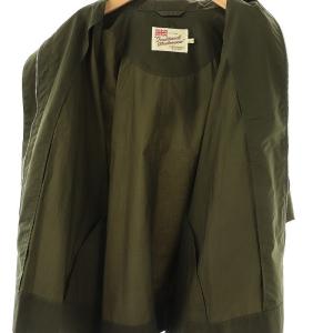 Traditional Weatherwear ケープコート フード 薄手 34 カーキ /AT OS