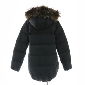 DUVETICA KAPPA ダウンコート ダウンジャケット アウター フード 42 ブラック /DF OS