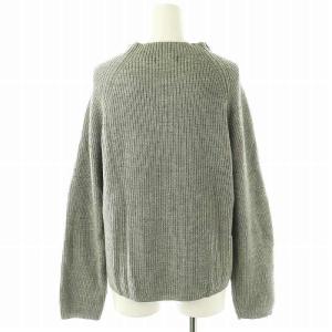 MARGARET HOWELL ウールボトルネックニット セーター 長袖 2 グレー /ES OS