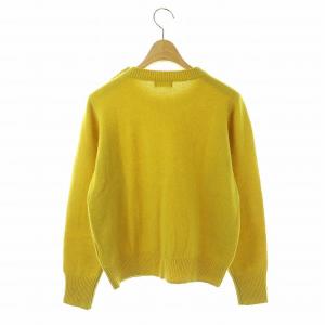 MARGARET HOWELL WOOL CASHMERE KNIT ニット セーター カシミヤ混 2 マスタードイエロー /DO OS