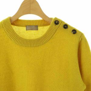 MARGARET HOWELL WOOL CASHMERE KNIT ニット セーター カシミヤ混 2 マスタードイエロー /DO OS
