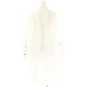 ROSSO 24AW ミニシャツワンピース 長袖 F ホワイト /HK OS