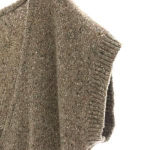 Plage 23AW OLIVETTE ニットベスト Vネック グレー /DF OS