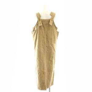 RED CARD BEAMS 別注 ジャンパースカート ワンピース ロング 1 ベージュ /DF OS