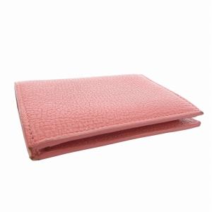 miumiu 二つ折り財布 ウォレット リボン レザー ロゴ ピンク /FF