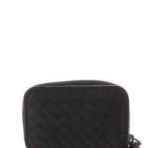 BOTTEGA VENETA レザー イントレチャート コインケース 小銭入れ 黒 ブラック /SR28