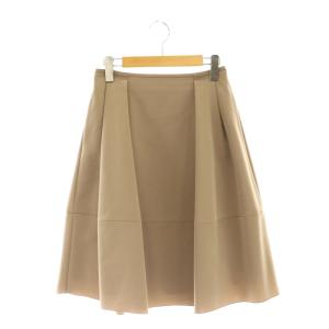 バロンスカート 膝丈 フレア 38 ブラウンベージュ 38326 /DO OS