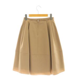 FOXEY NEW YORK バロンスカート 膝丈 フレア 38 ブラウンベージュ 38326 /DO OS