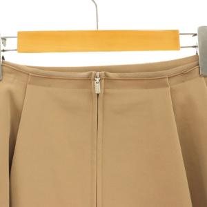 FOXEY NEW YORK バロンスカート 膝丈 フレア 38 ブラウンベージュ 38326 /DO OS