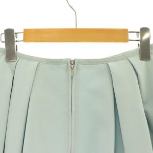 FOXEY NEW YORK ティーカップスカート 膝丈 フレア 38 ミントブルー 39416 /DO OS