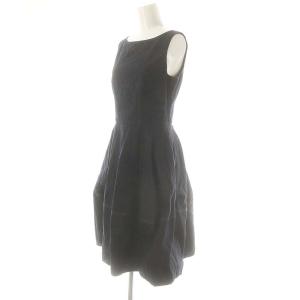 FOXEY NEW YORK デニムバロン ワンピース ひざ丈 38 ネイビー 41682 /DF OS