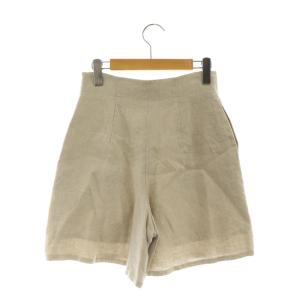 FOXEY 39632 リネン ショートパンツ 38 生成り