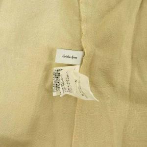 Spick&Span 23SS リネンキャミワンピース ロング フレア カットオフ 38 ベージュ /MY OS