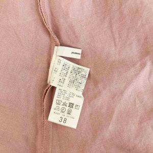 JOURNAL STANDARD 23SS リネンハーフスリーブマキシフレアワンピース ロング 半袖 ピンク /MY OS