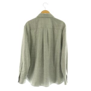 Theory 23AW SLEEK FLANNEL CLSC MENSWR SH C ウールシャツ 長袖 オーバーサイズ