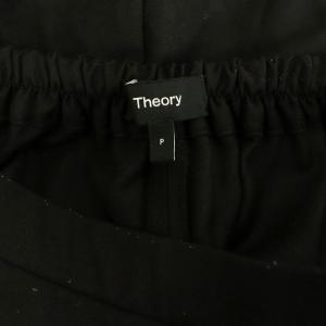 Theory 23AW Sleek Flannel Clean ST Pullon GH ワイドパンツ イージー ウール