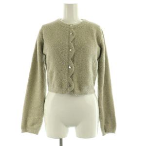 24SS bustier & cardigan set アンサンブルニット ラメ ショートカーディガン