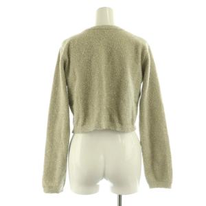 willfully 24SS bustier & cardigan set アンサンブルニット ラメ ショートカーディガン