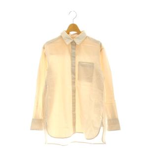 23AW ローガンコットン シャツブラウス 長袖 38 ベージュ /DF OS